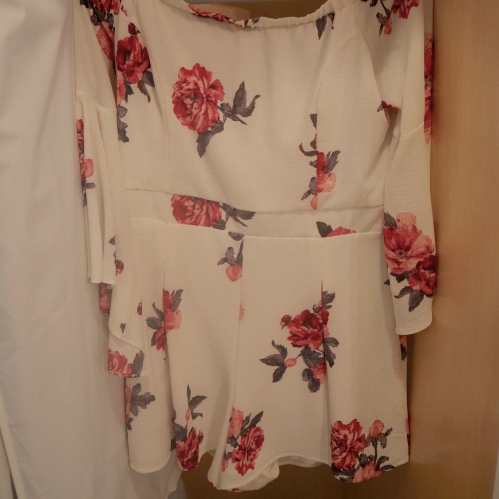 Off the shoulder romper